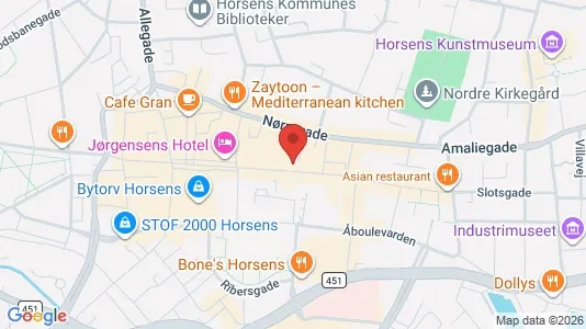 Kontorlokaler til leje i Horsens - Foto fra Google Street View