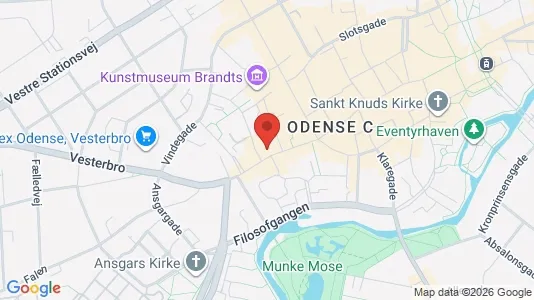 Kontorlokaler til leje i Odense C - Foto fra Google Street View