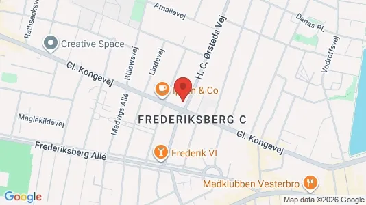 Kontorlokaler til leje i Frederiksberg C - Foto fra Google Street View