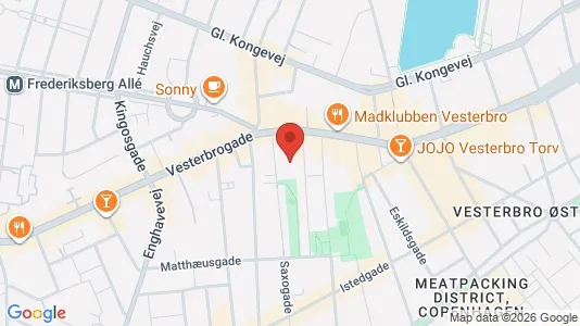 Kontorlokaler til leje i Vesterbro - Foto fra Google Street View