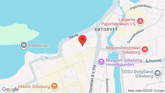 Kontorlokaler til leje i Silkeborg - Foto fra Google Street View