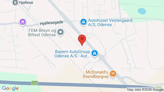 Kontorlokaler til leje i Odense S - Foto fra Google Street View