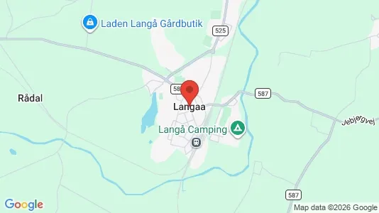 Kontorlokaler til salg i Langå - Foto fra Google Street View