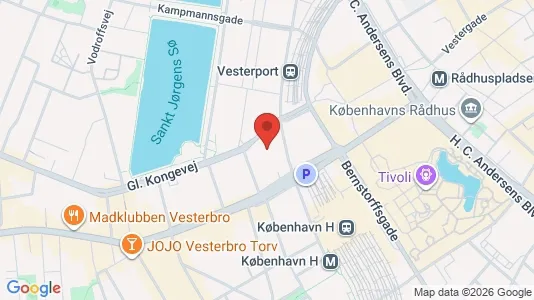 Kontorlokaler til leje i Vesterbro - Foto fra Google Street View