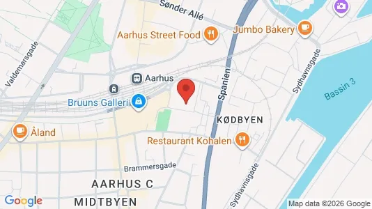 Kontorlokaler til leje i Århus C - Foto fra Google Street View