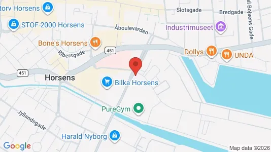 Kontorlokaler til salg i Horsens - Foto fra Google Street View
