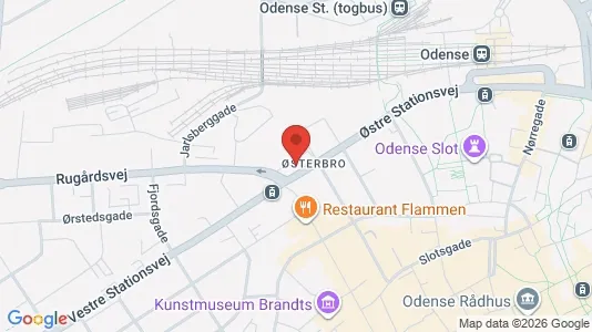 Kontorlokaler til leje i Odense C - Foto fra Google Street View