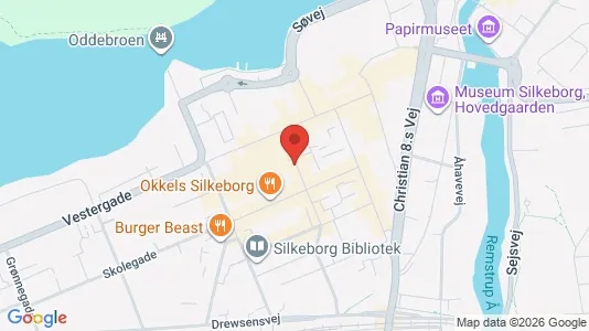 Kontorlokaler til leje i Silkeborg - Foto fra Google Street View