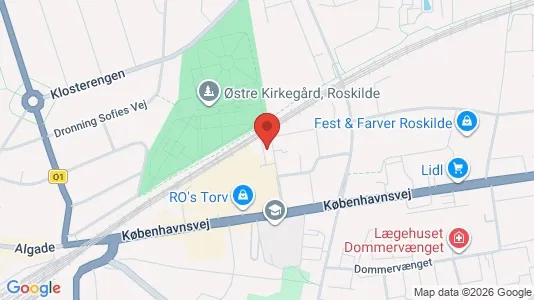 Kontorlokaler til leje i Roskilde - Foto fra Google Street View