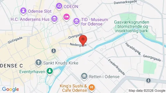 Kontorlokaler til leje i Odense C - Foto fra Google Street View