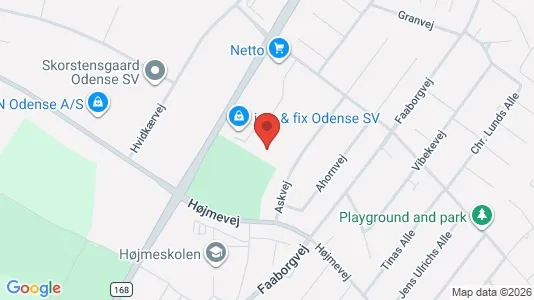 Kontorlokaler til leje i Odense SV - Foto fra Google Street View