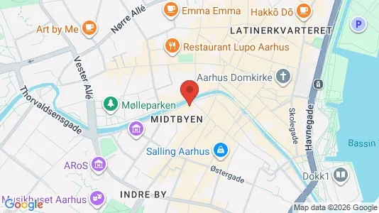 Kontorlokaler til leje i Århus C - Foto fra Google Street View