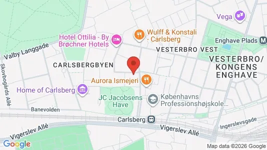 Kontorlokaler til leje i Vesterbro - Foto fra Google Street View