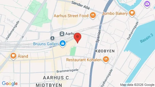 Kontorlokaler til leje i Århus C - Foto fra Google Street View