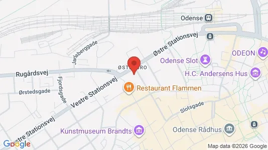 Kontorlokaler til leje i Odense C - Foto fra Google Street View