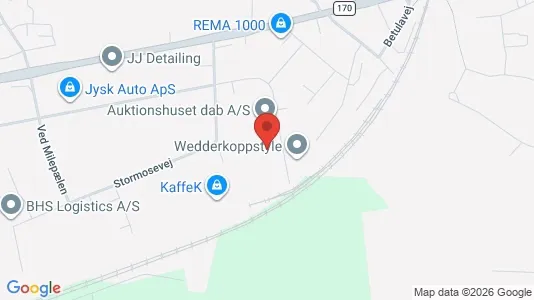 Kontorlokaler til leje i Hasselager - Foto fra Google Street View