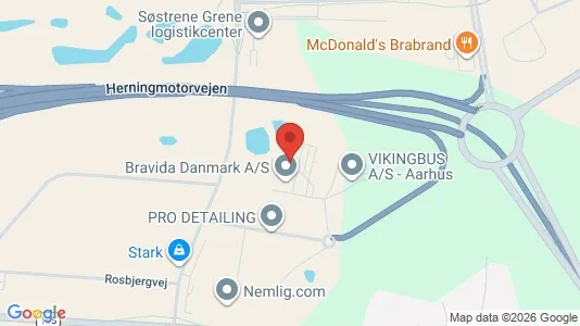 Kontorlokaler til leje i Brabrand - Foto fra Google Street View