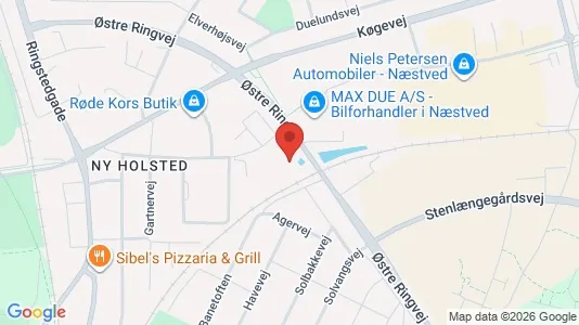 Kontorlokaler til leje i Næstved - Foto fra Google Street View