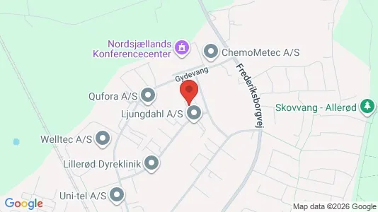 Kontorlokaler til leje i Allerød - Foto fra Google Street View