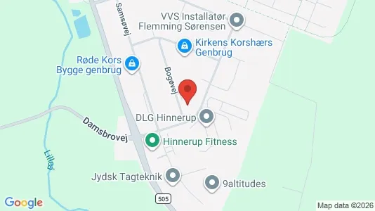 Kontorlokaler til salg i Hinnerup - Foto fra Google Street View