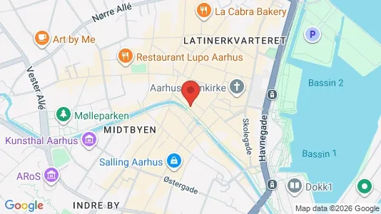 Kontorlokaler til leje i Århus C - Foto fra Google Street View