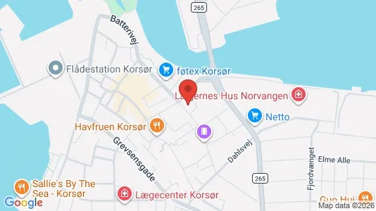 Kontorlokaler til leje i Korsør - Foto fra Google Street View