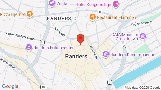 Kontorlokaler til leje i Randers C - Foto fra Google Street View