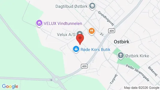 Kontorlokaler til leje i Østbirk - Foto fra Google Street View