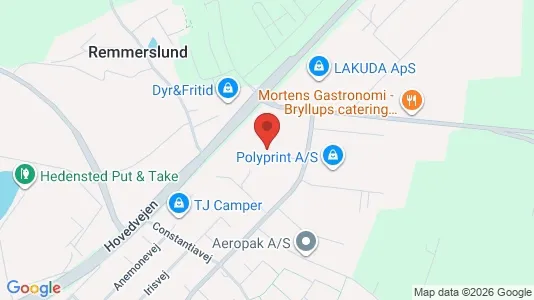 Kontorlokaler til leje i Hedensted - Foto fra Google Street View