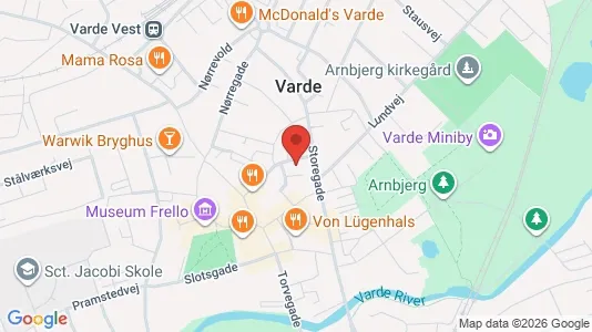 Kontorlokaler til leje i Varde - Foto fra Google Street View