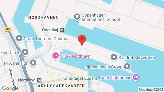 Kontorlokaler til leje i Nordhavn - Foto fra Google Street View
