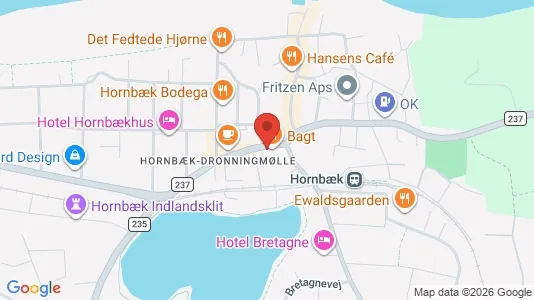 Kliniklokaler til leje i Hornbæk - Foto fra Google Street View