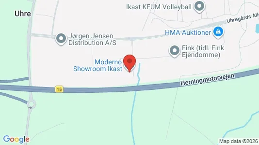 Kontorlokaler til leje i Ikast - Foto fra Google Street View