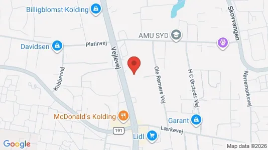 Kontorlokaler til leje i Kolding - Foto fra Google Street View