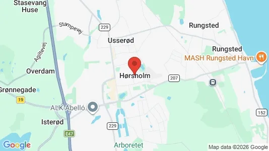 Kontorlokaler til leje i Hørsholm - kort over placeringen