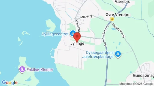 Kontorlokaler til leje i Jyllinge - Foto fra Google Street View