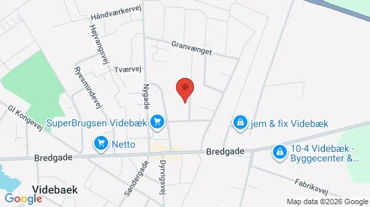 Kontorlokaler til leje i Videbæk - Foto fra Google Street View