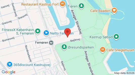 Kontorlokaler til leje i København S - kort over placeringen