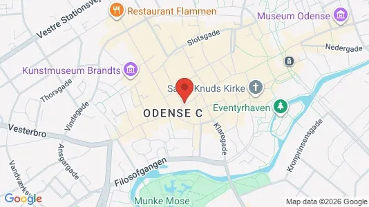 Kontorlokaler til leje i Odense C - Foto fra Google Street View