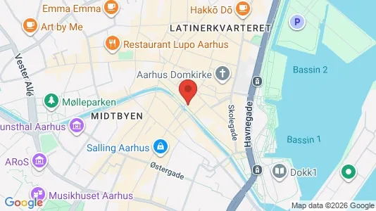 Kontorlokaler til leje i Århus C - Foto fra Google Street View