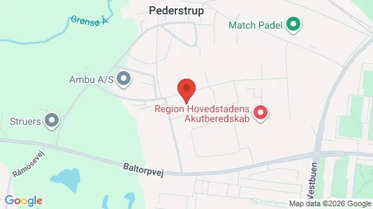 Kontorlokaler til leje i Ballerup - kort over placeringen