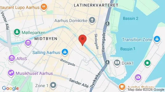 Kontorlokaler til leje i Århus C - Foto fra Google Street View