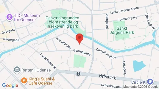 Kontorlokaler til leje i Odense C - Foto fra Google Street View