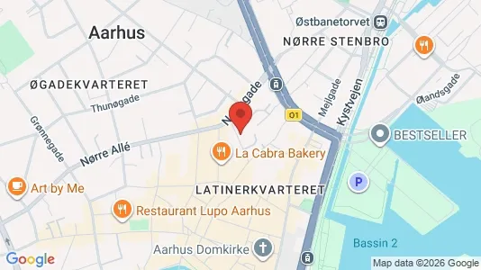 Kontorlokaler til leje i Århus C - Foto fra Google Street View