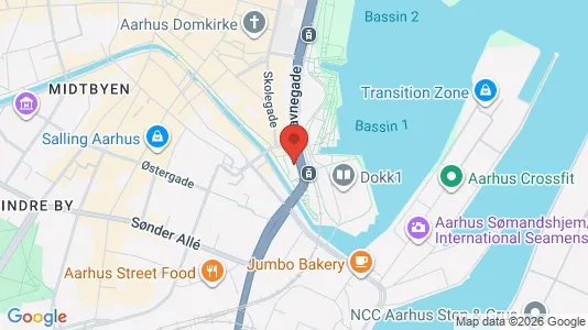 Kontorlokaler til leje i Århus C - Foto fra Google Street View