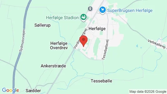 Kontorlokaler til leje i Herfølge - Foto fra Google Street View