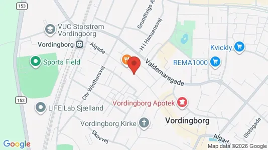 Kontorlokaler til leje i Vordingborg - Foto fra Google Street View