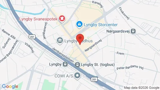 Kontorlokaler til leje i Kongens Lyngby - Foto fra Google Street View