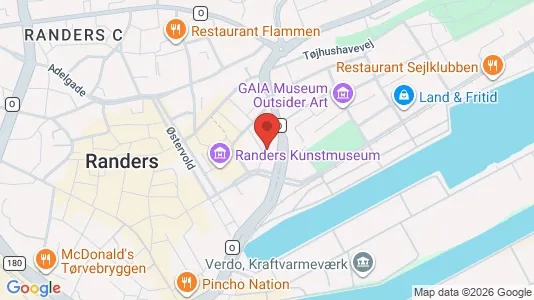 Kontorlokaler til leje i Randers C - Foto fra Google Street View