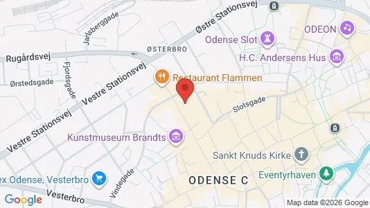 Kontorlokaler til leje i Odense C - Foto fra Google Street View